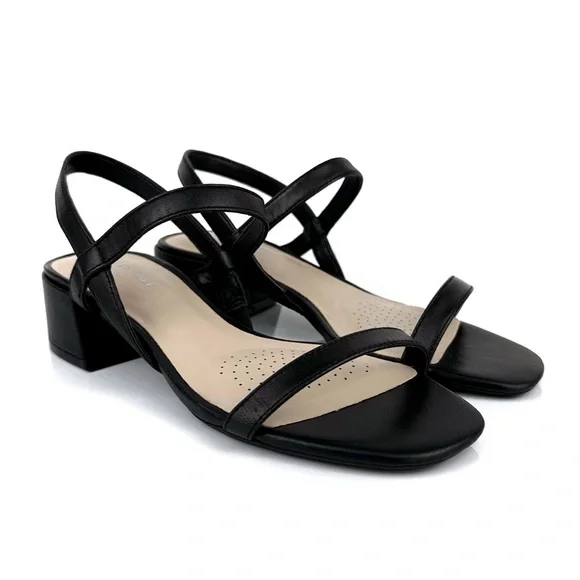 Kenneth Cole New York Women's Maisie Low Dress Sandals Black Size 6.5 - Picture 4 of 11